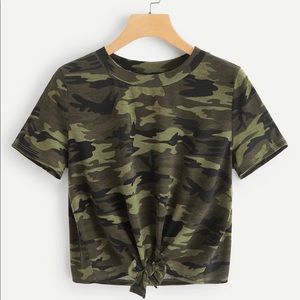 SHIEN camo shirt.